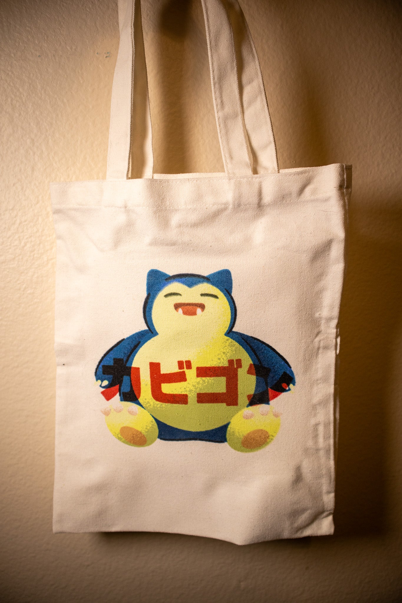 Snorlax Canvas Tote Bag