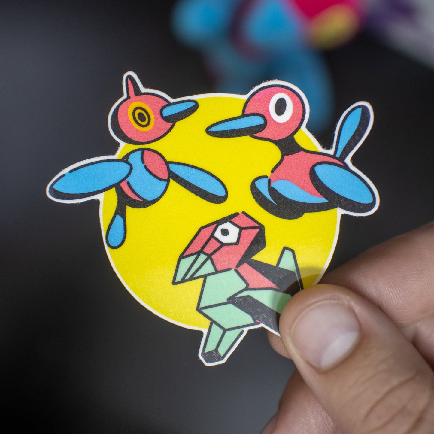 Porygon Fam Temporary Tattoo