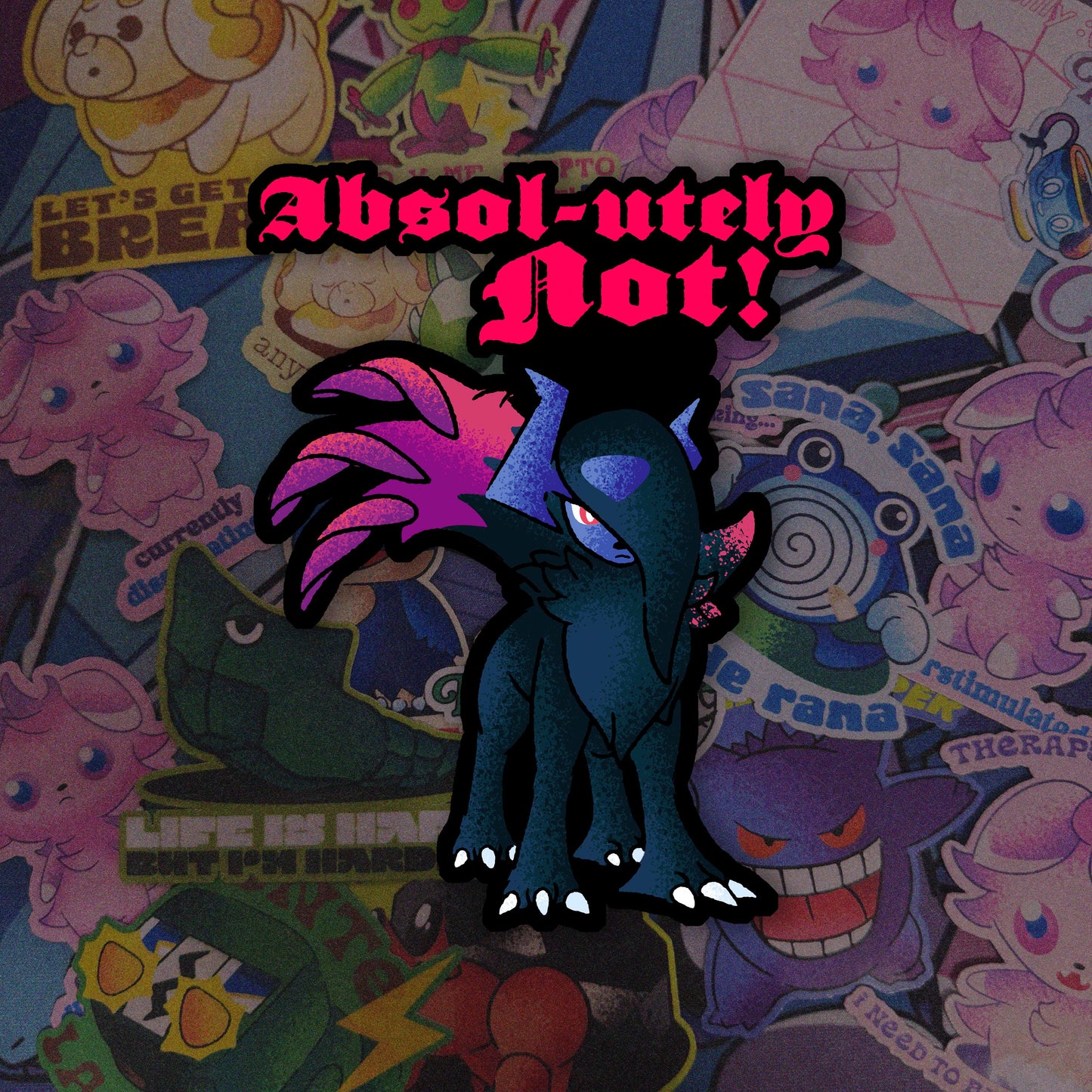 Absol-utely Not Vinyl Sticker