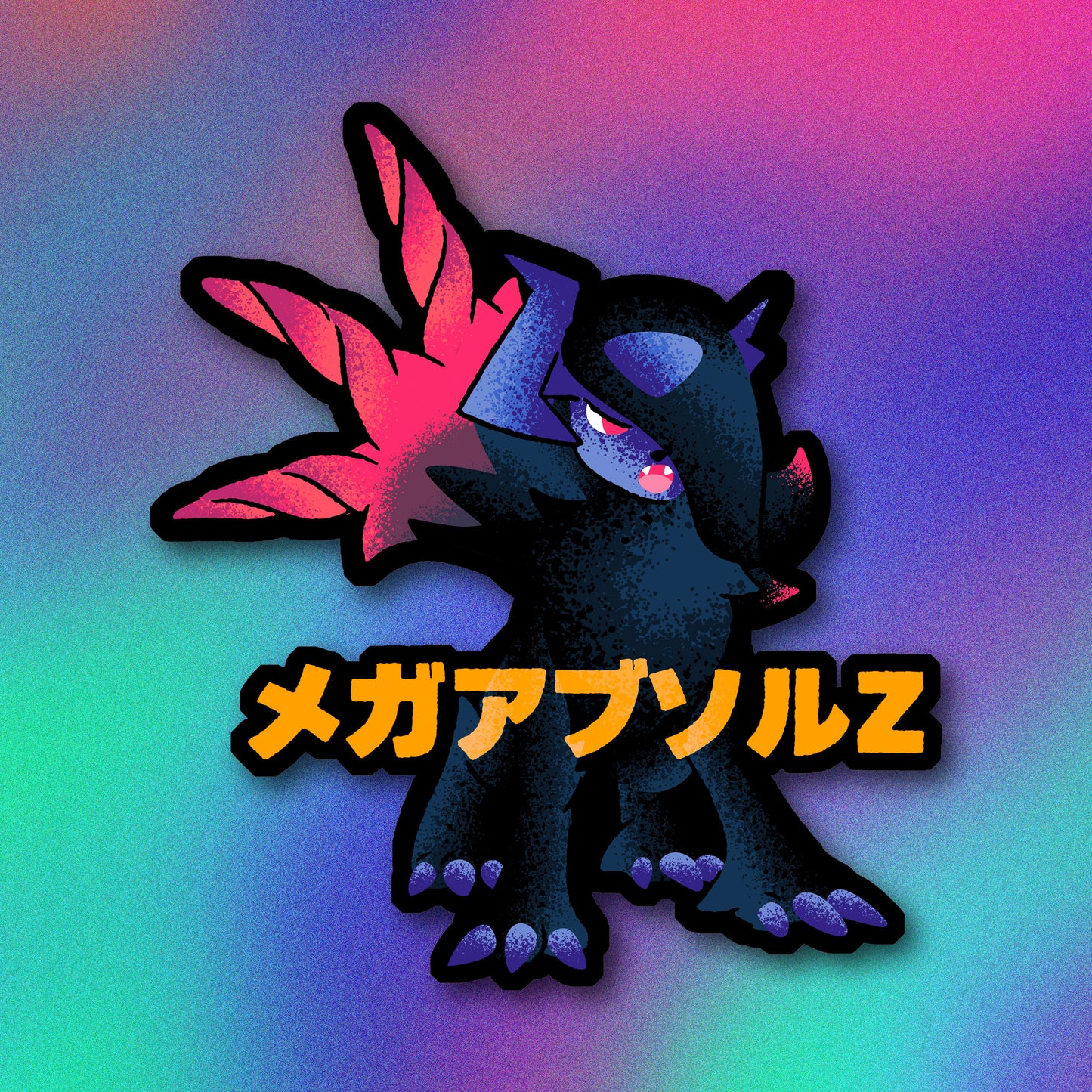 Mega Absol Z Vinyl Sticker