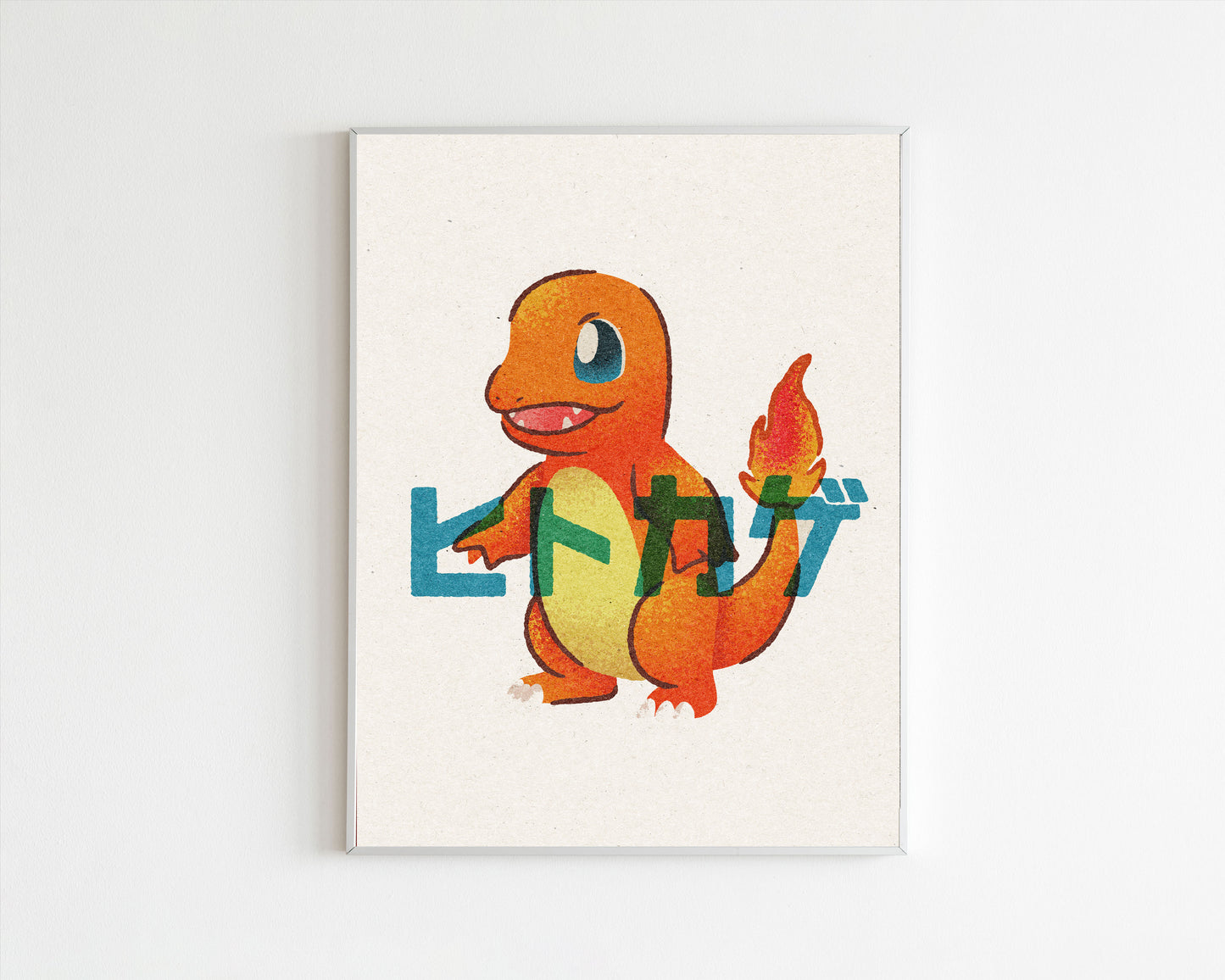 Fire Lizard Art Print