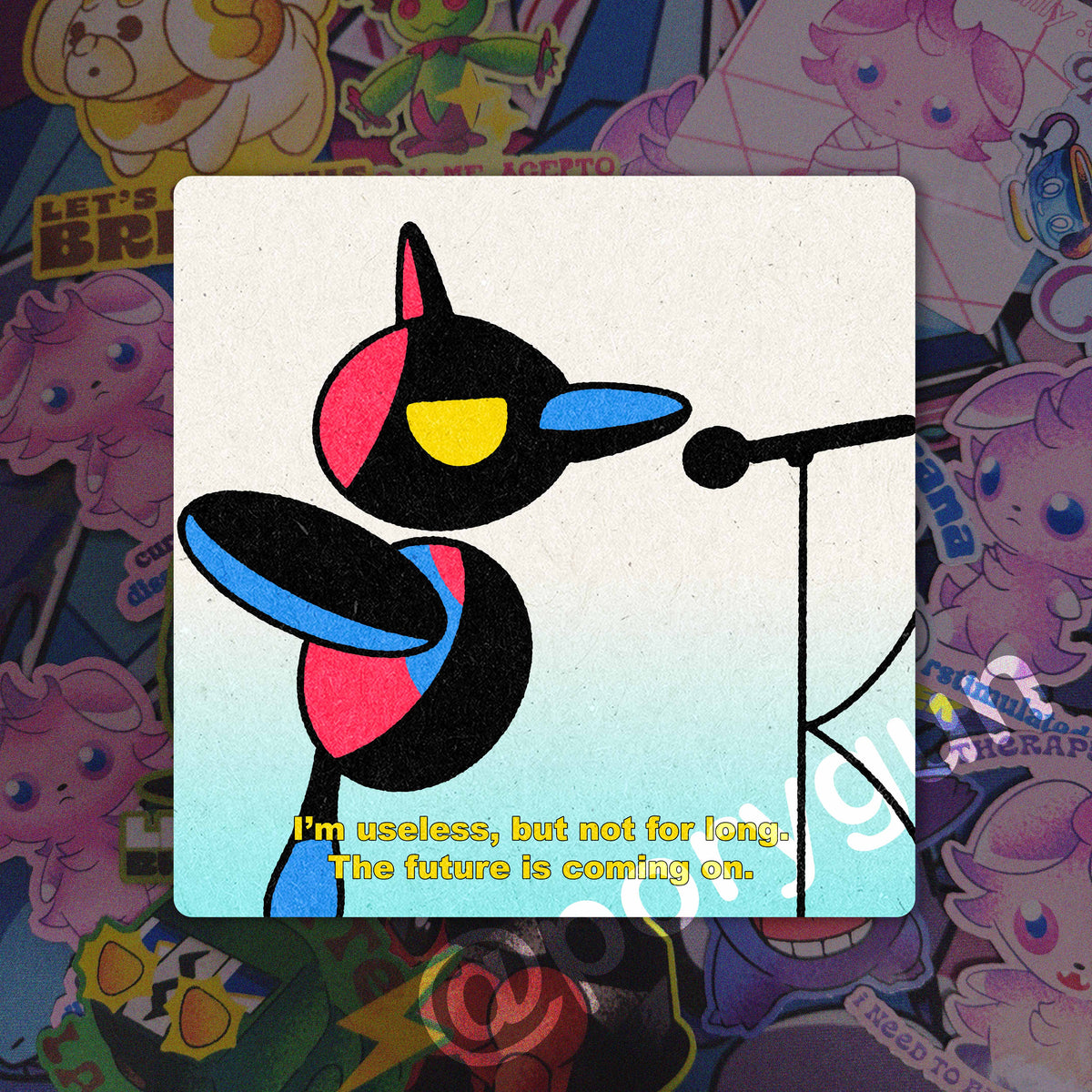 Clint Porywood Sticker