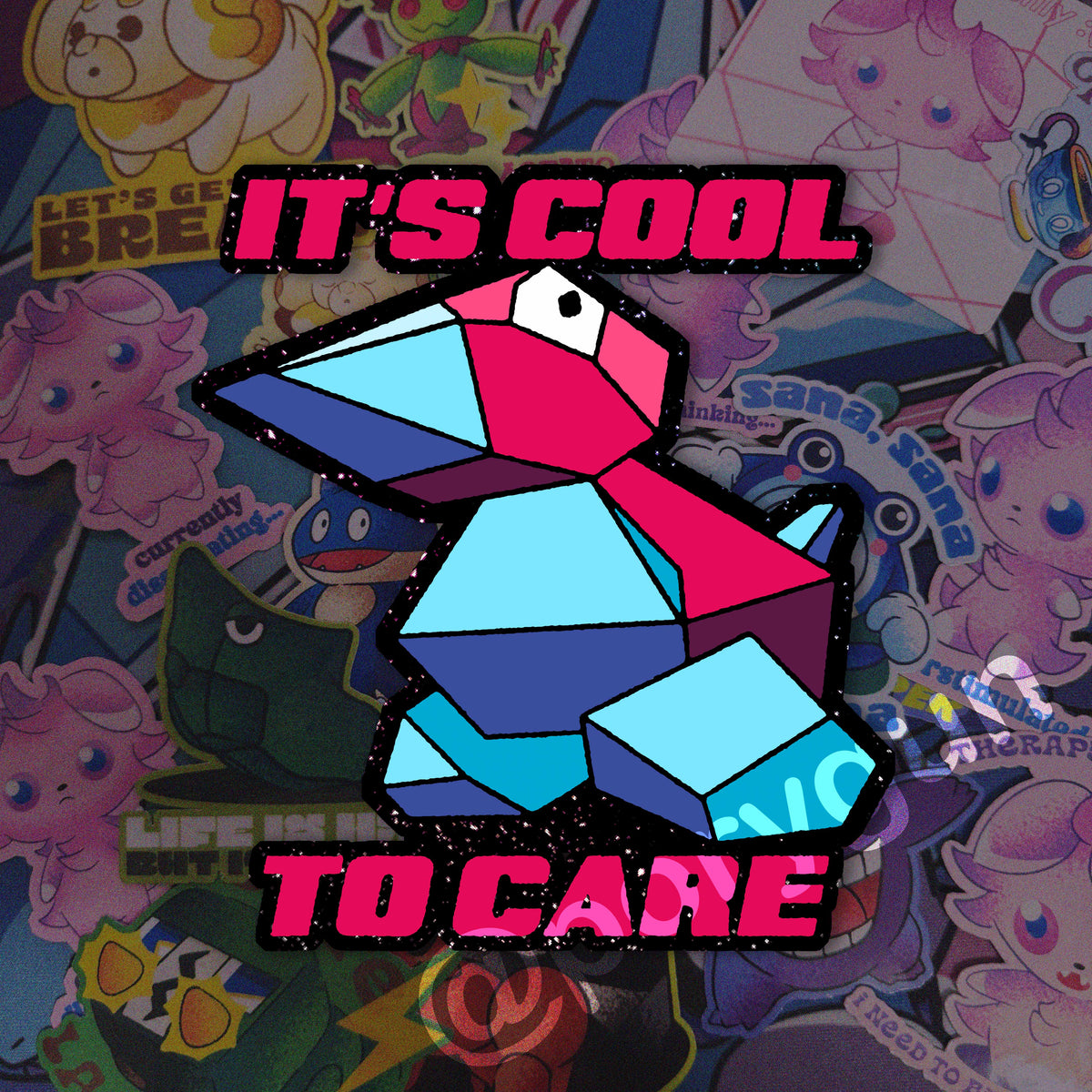 It's Cool to Care Vinyl Sticker