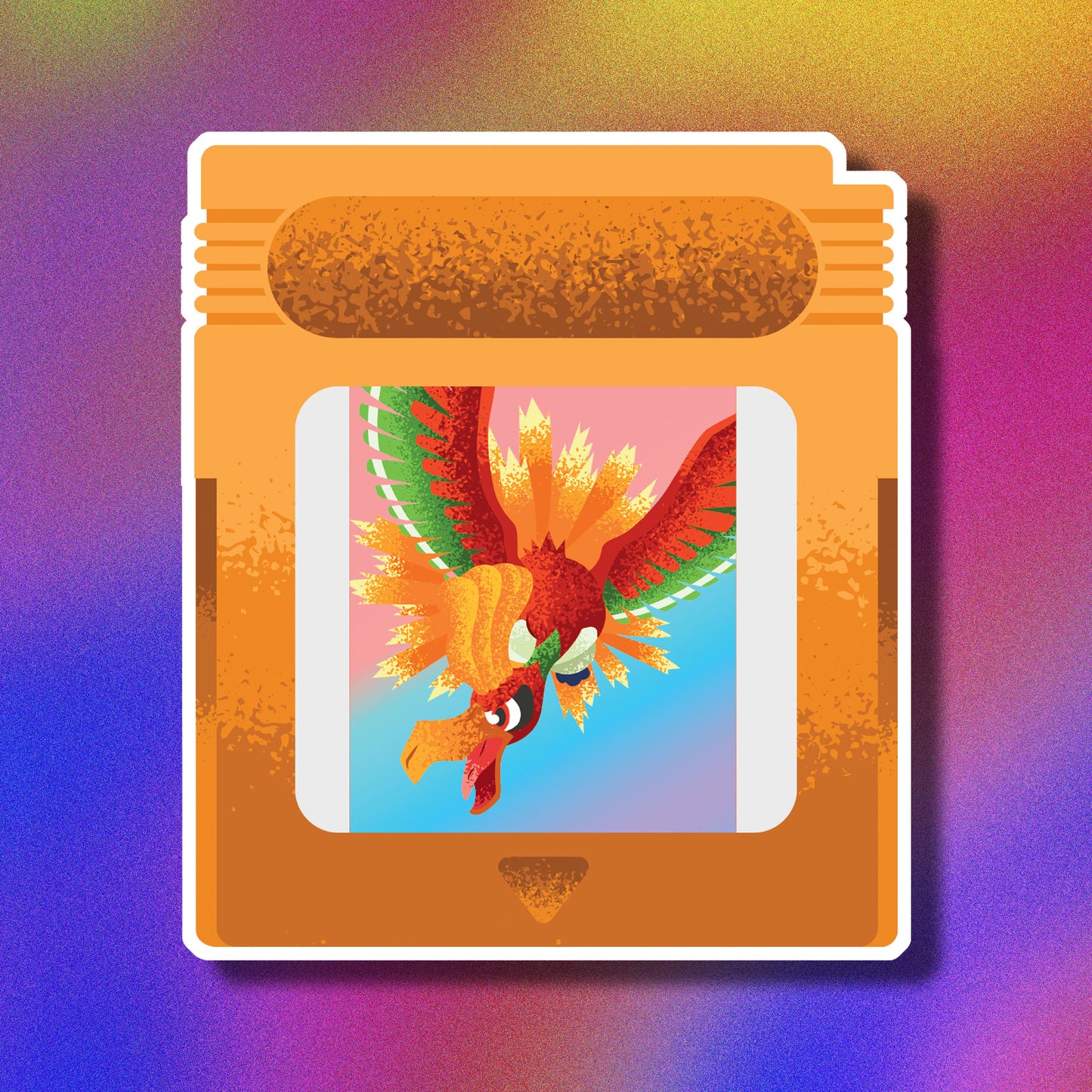 Gold Version Cartridge Vinyl Sticker