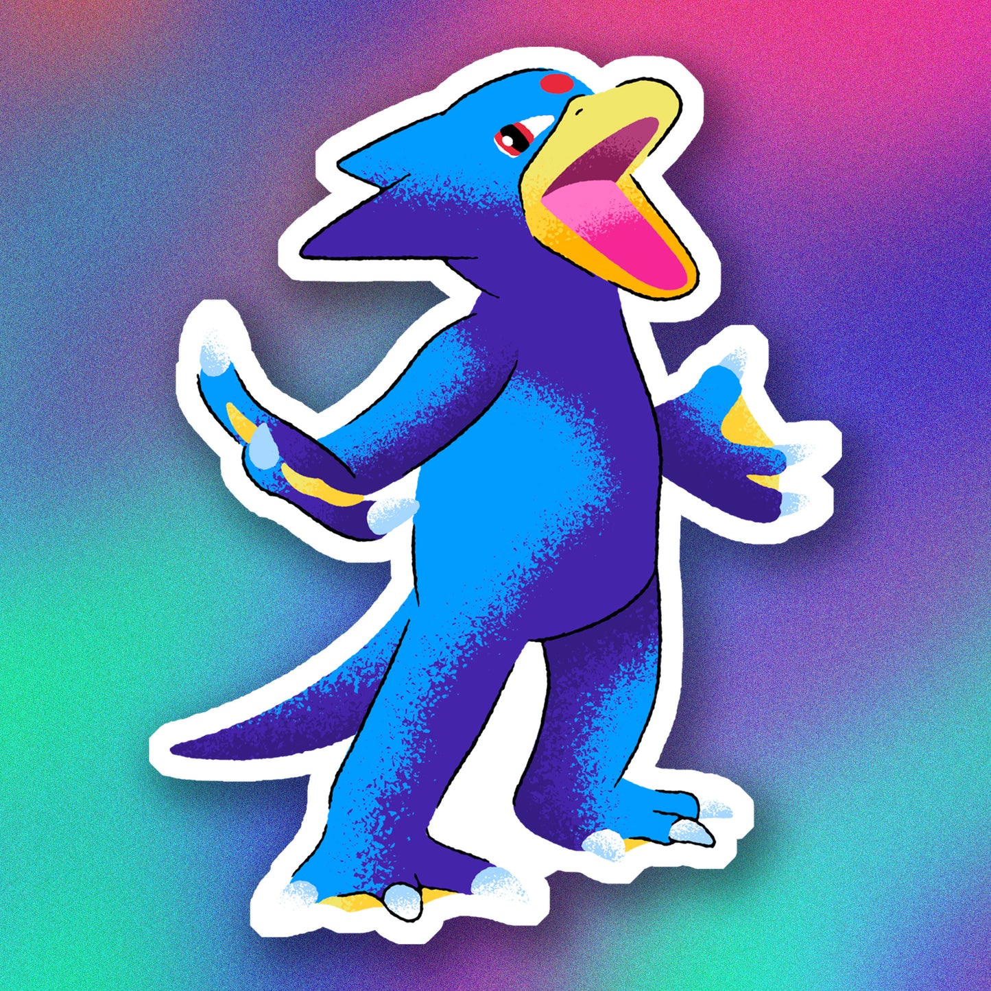 Golduck Vinyl Sticker