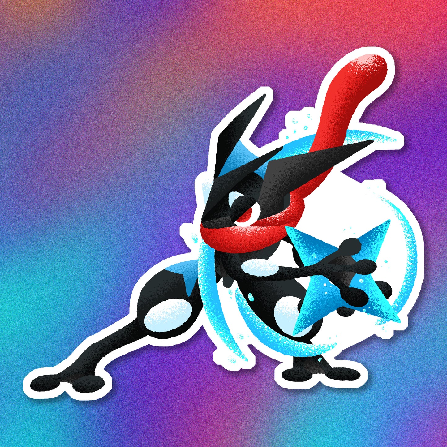 Shiny Ninja Vinyl Sticker