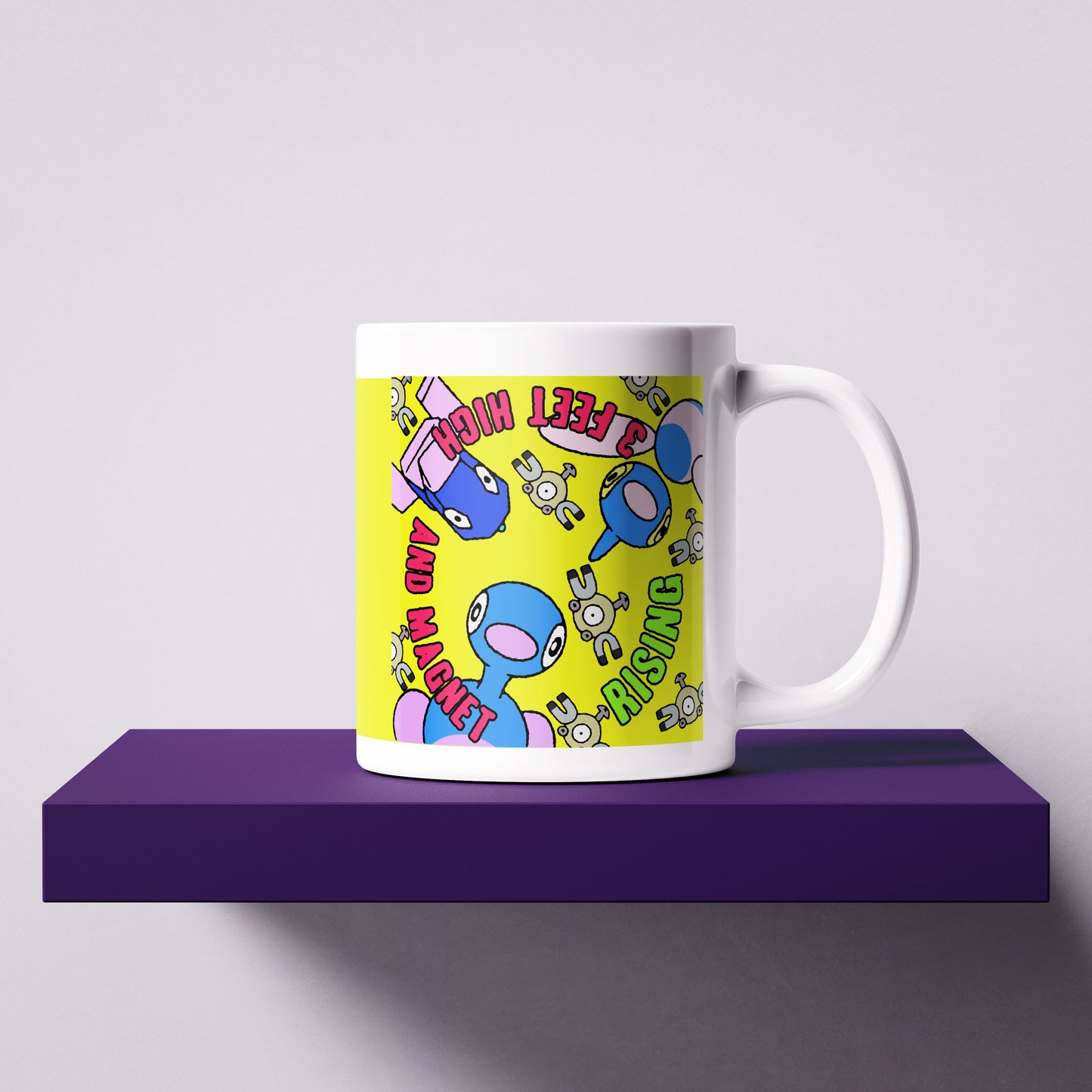 3ft High and Magnet Rising Mug