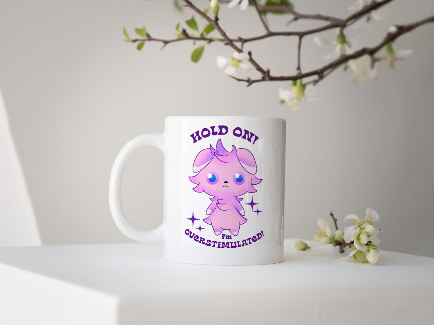 Espurr Overstimulated Mug