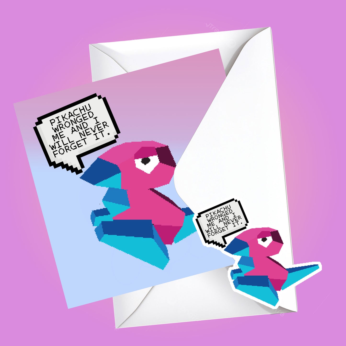 Porygon Anti- Valentine's Day Card