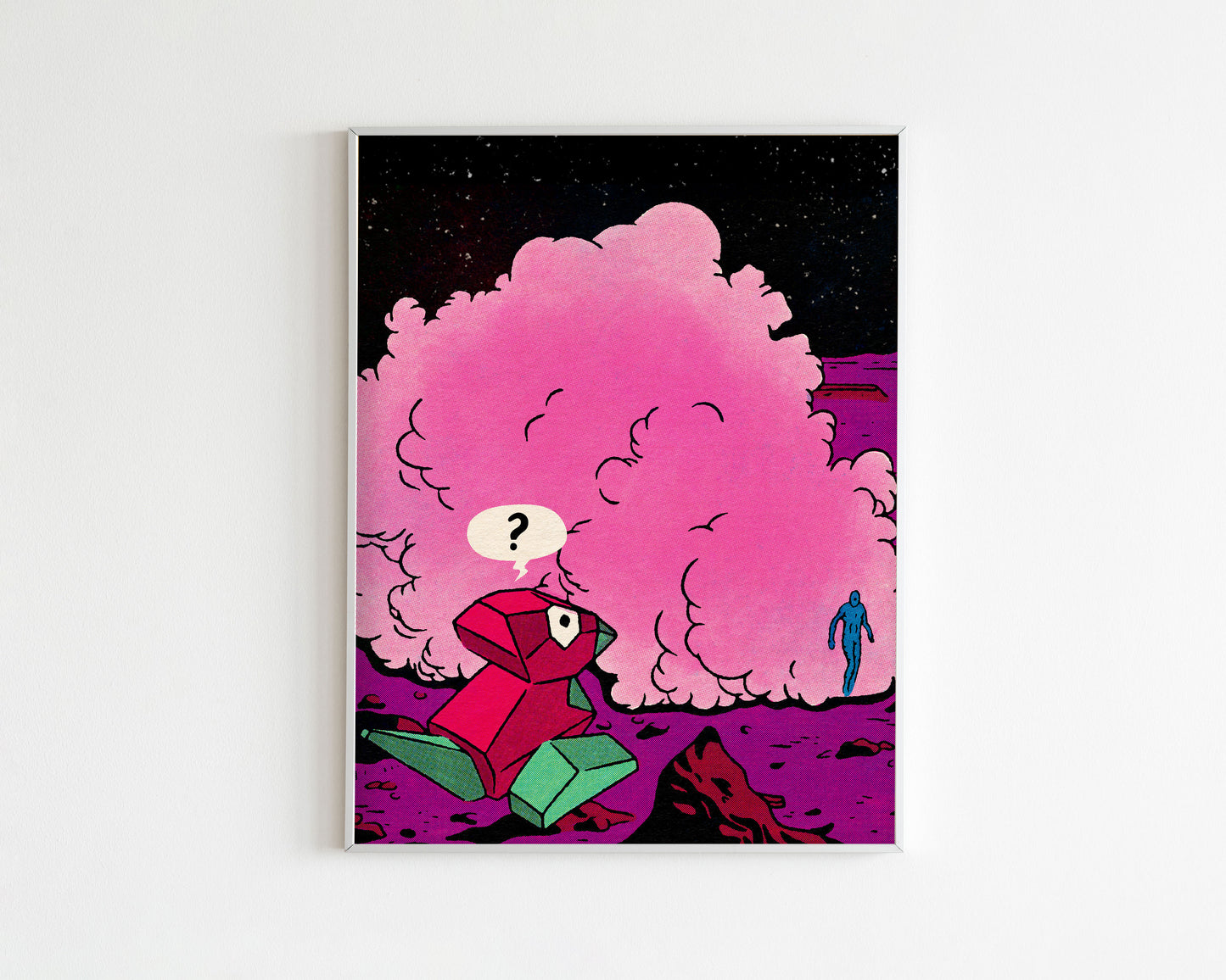 Porygon x Dr. Manhattan Art Print