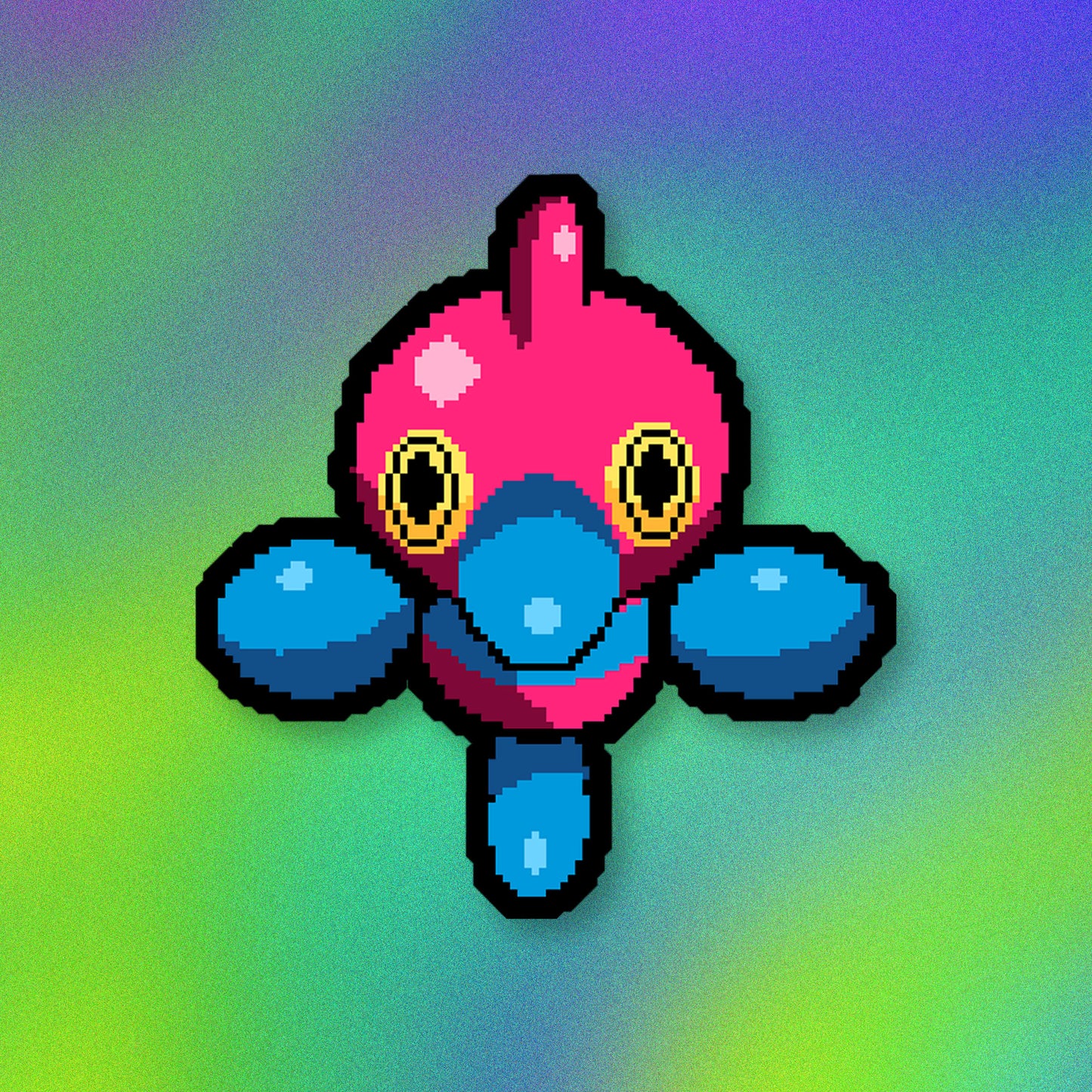 Porygon-z Pixel Vinyl Sticker