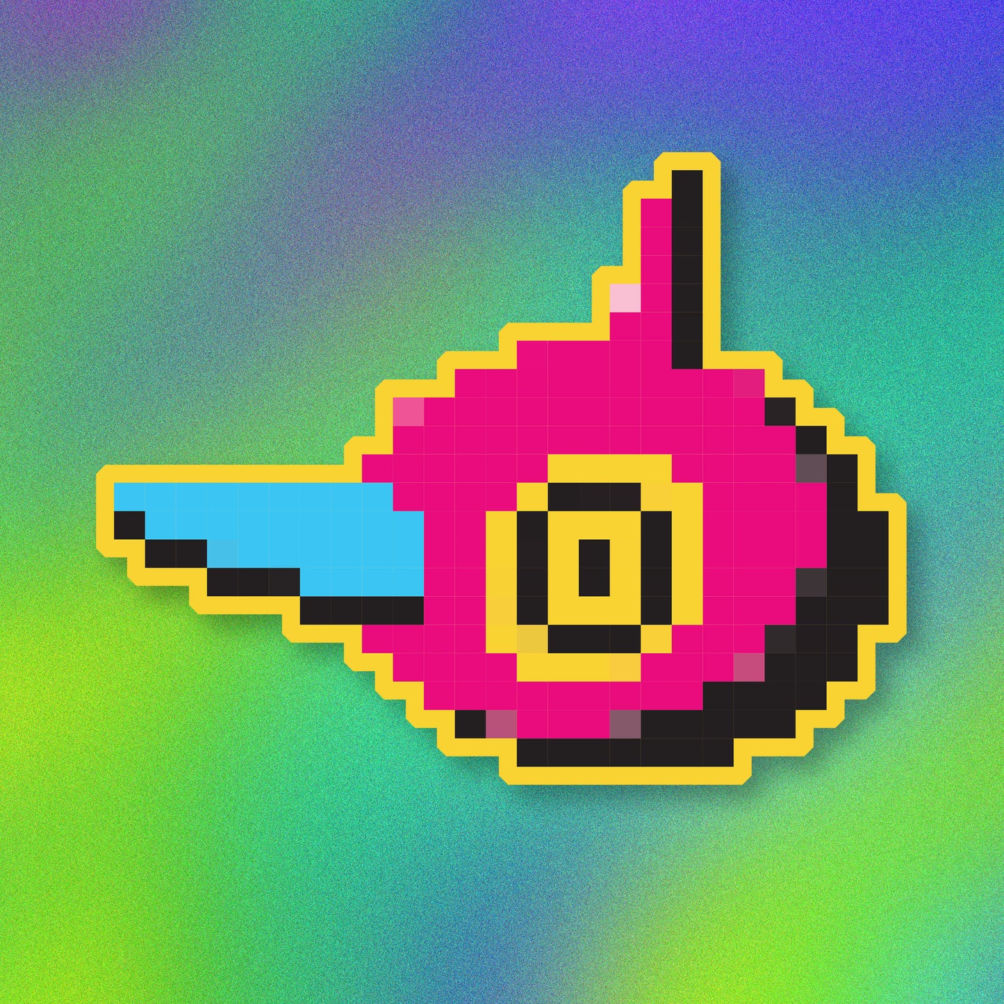 Porygun Plays Vinyl Sticker