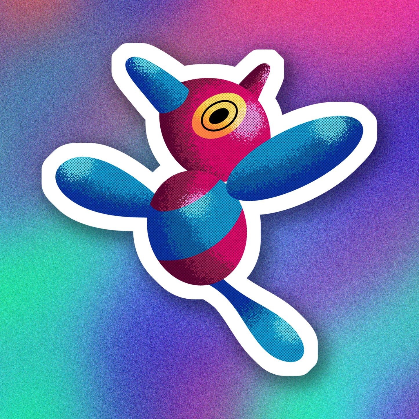 Porygon-z Vinyl Sticker
