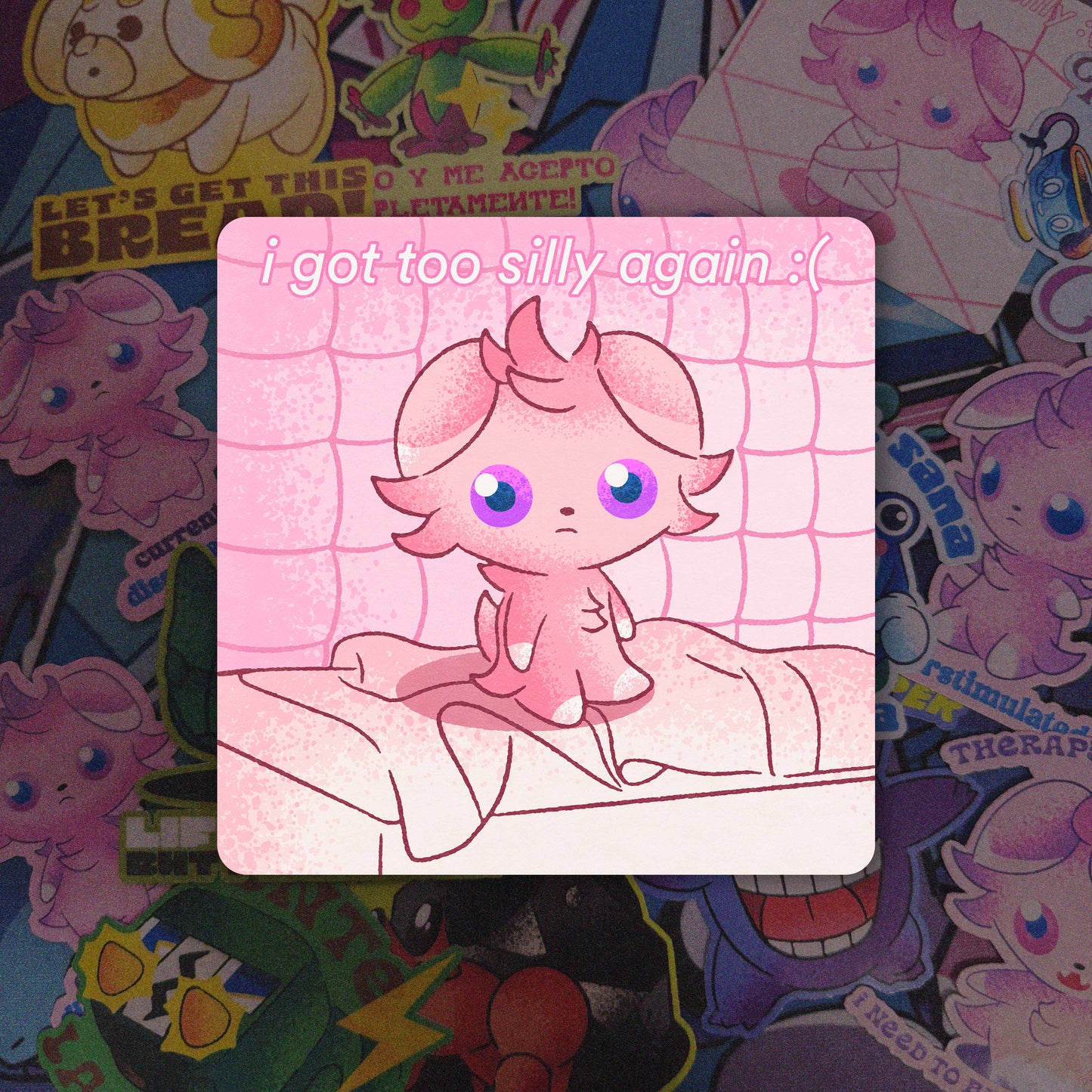 Espurr Back in Silly Jail Vinyl Sticker