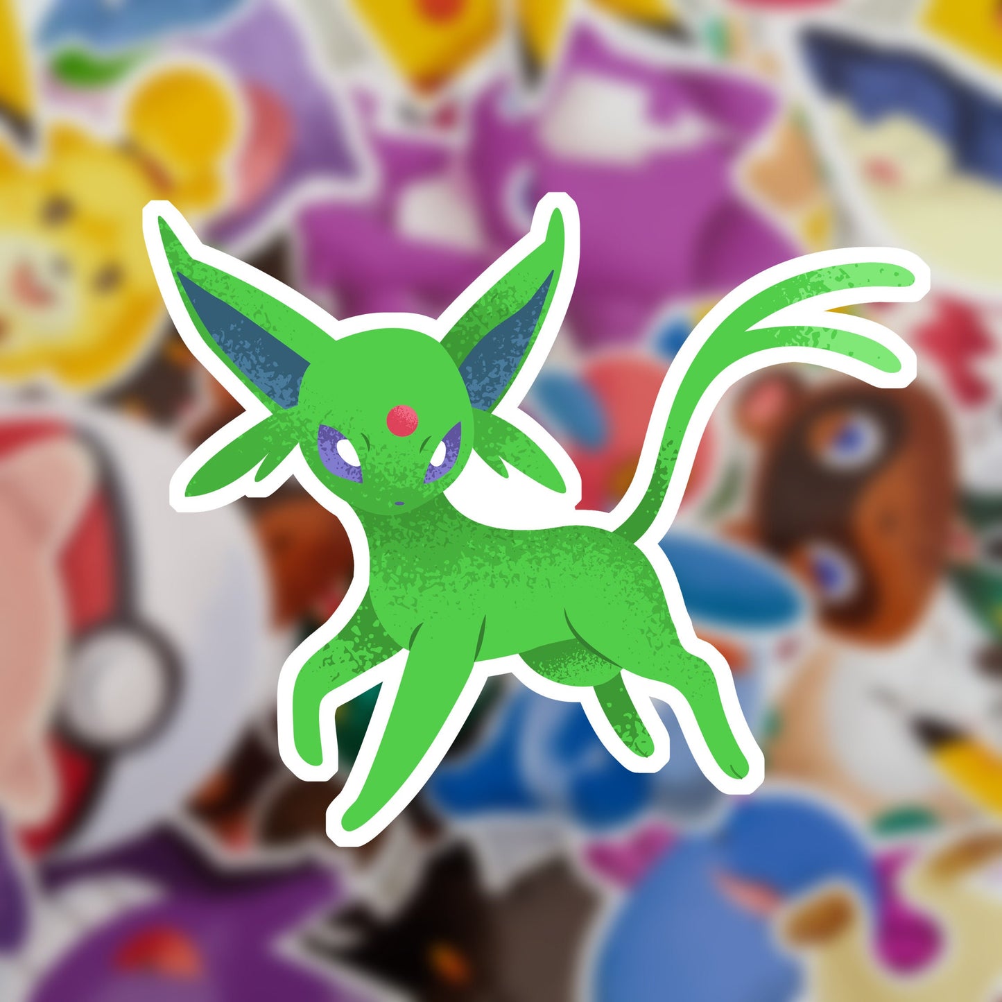 Shiny ESP Evolution Vinyl Sticker