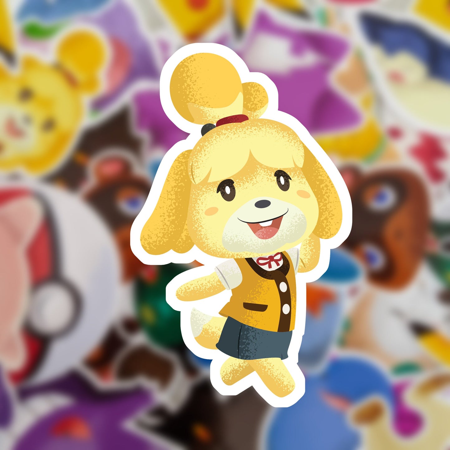 Isabelle Vinyl Die Cut Animal Crossing Sticker