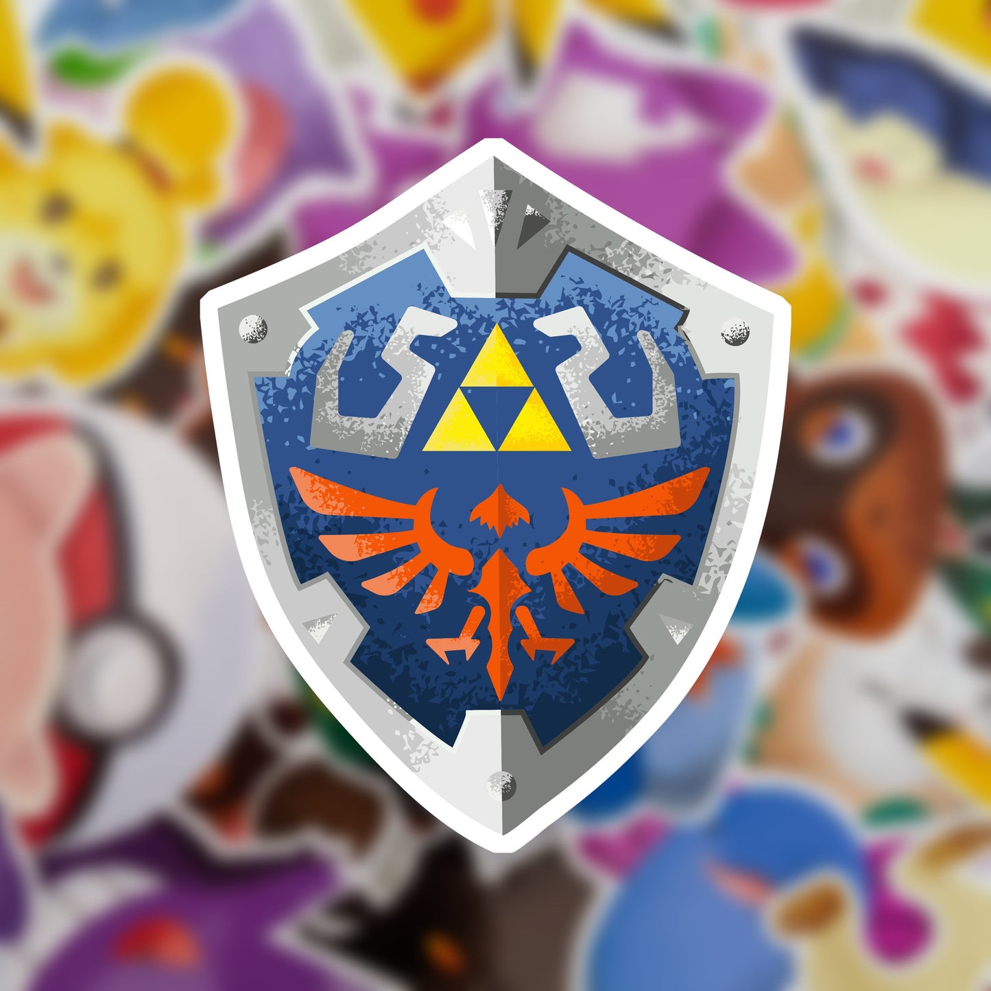 Legend of Zelda Hylian Vinyl Shield sticker, legend of zelda sticker, link zelda