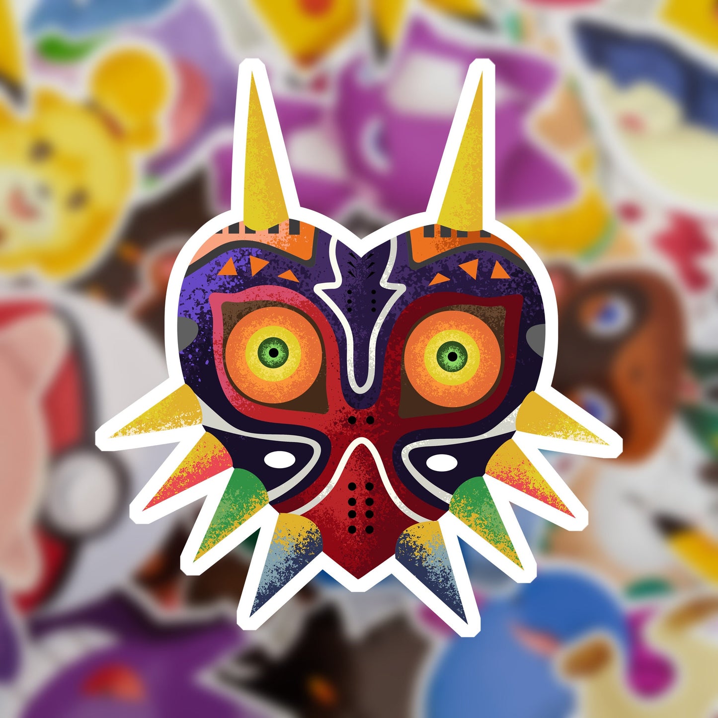 Legend of Zelda Majoras Mask Vinyl sticker, legend of zelda sticker, link zelda