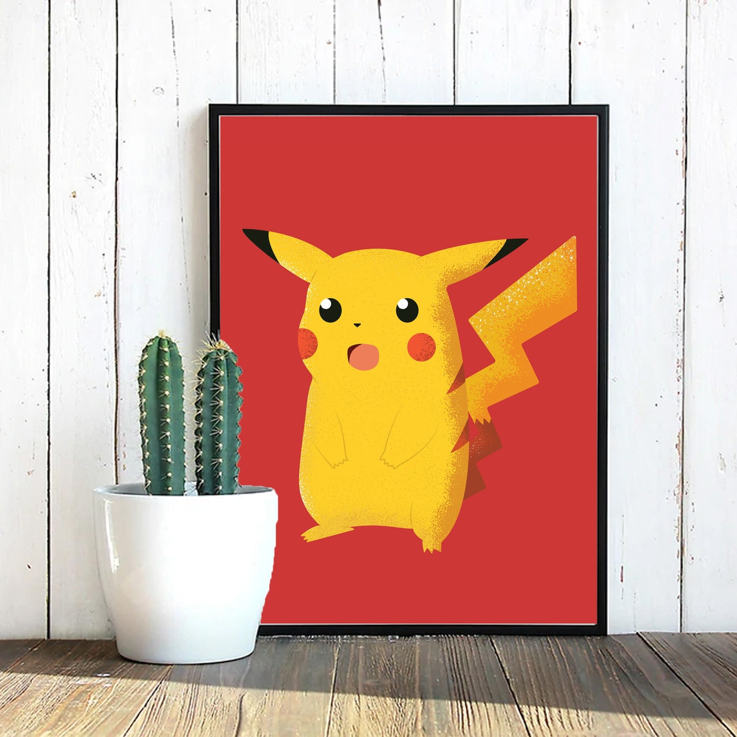 Surprised Electric Mouse Art Print
