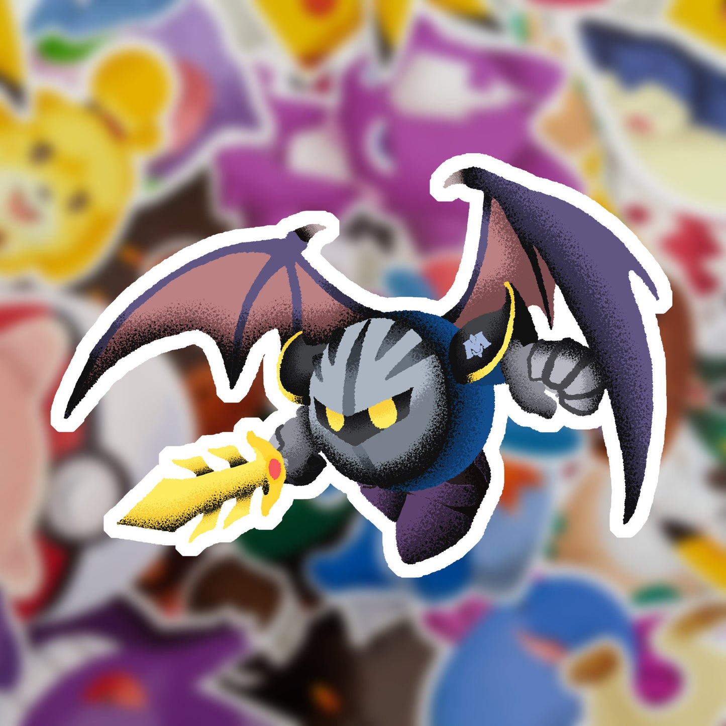 Meta Knight Vinyl Sticker
