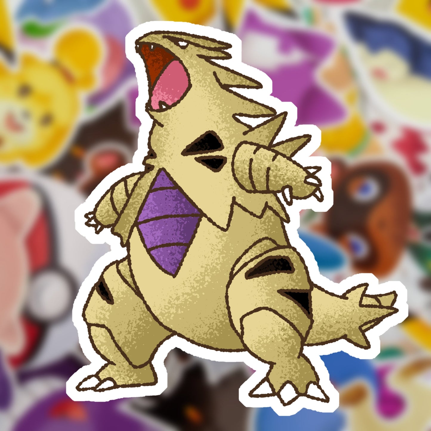 Tyranitar Vinyl Sticker