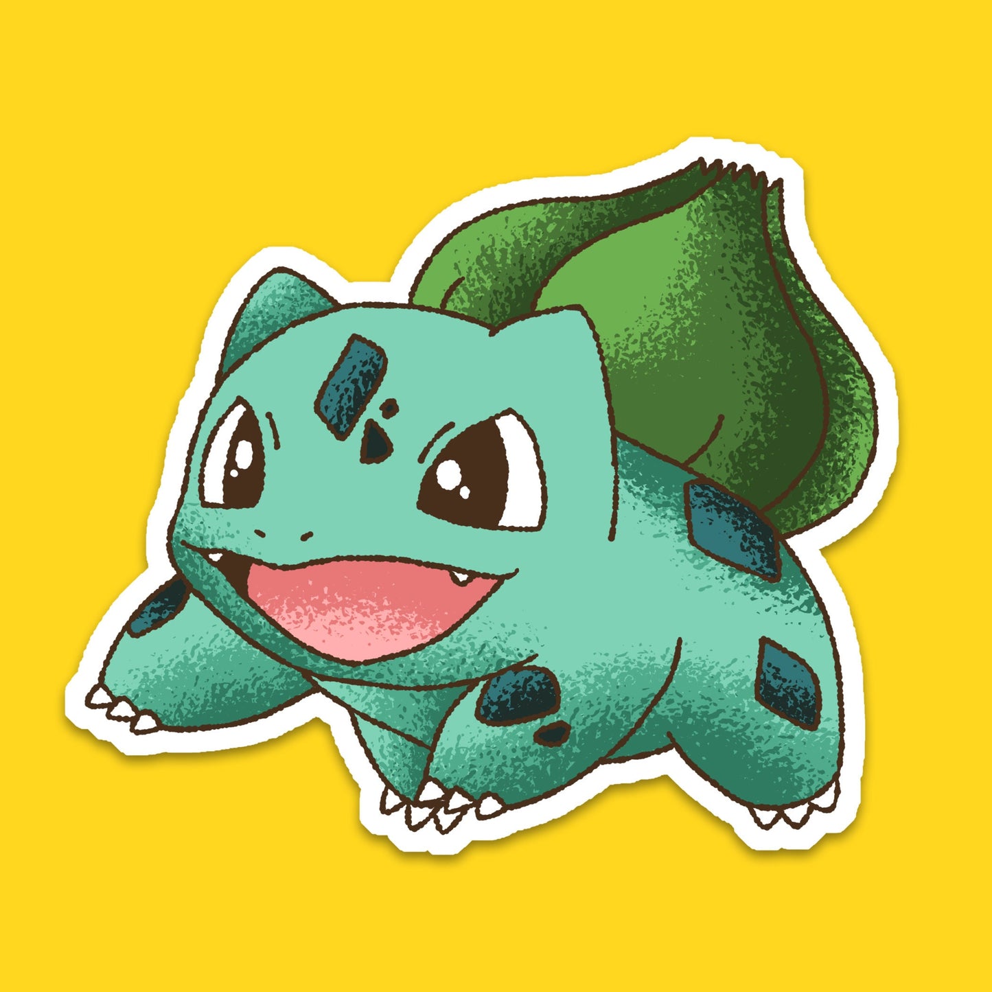 Grass Seed Dino Bulba Vinyl Sticker