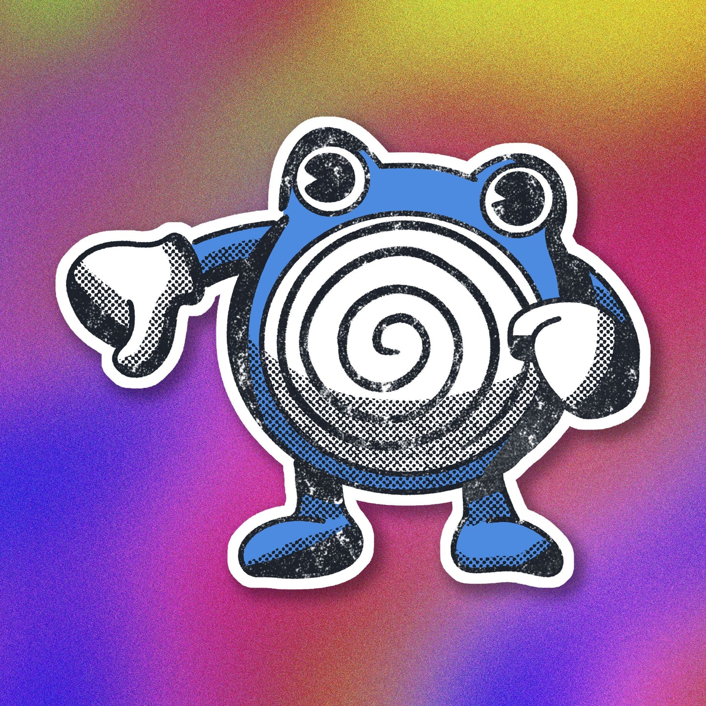 Poliwhirl Vinyl Sticker
