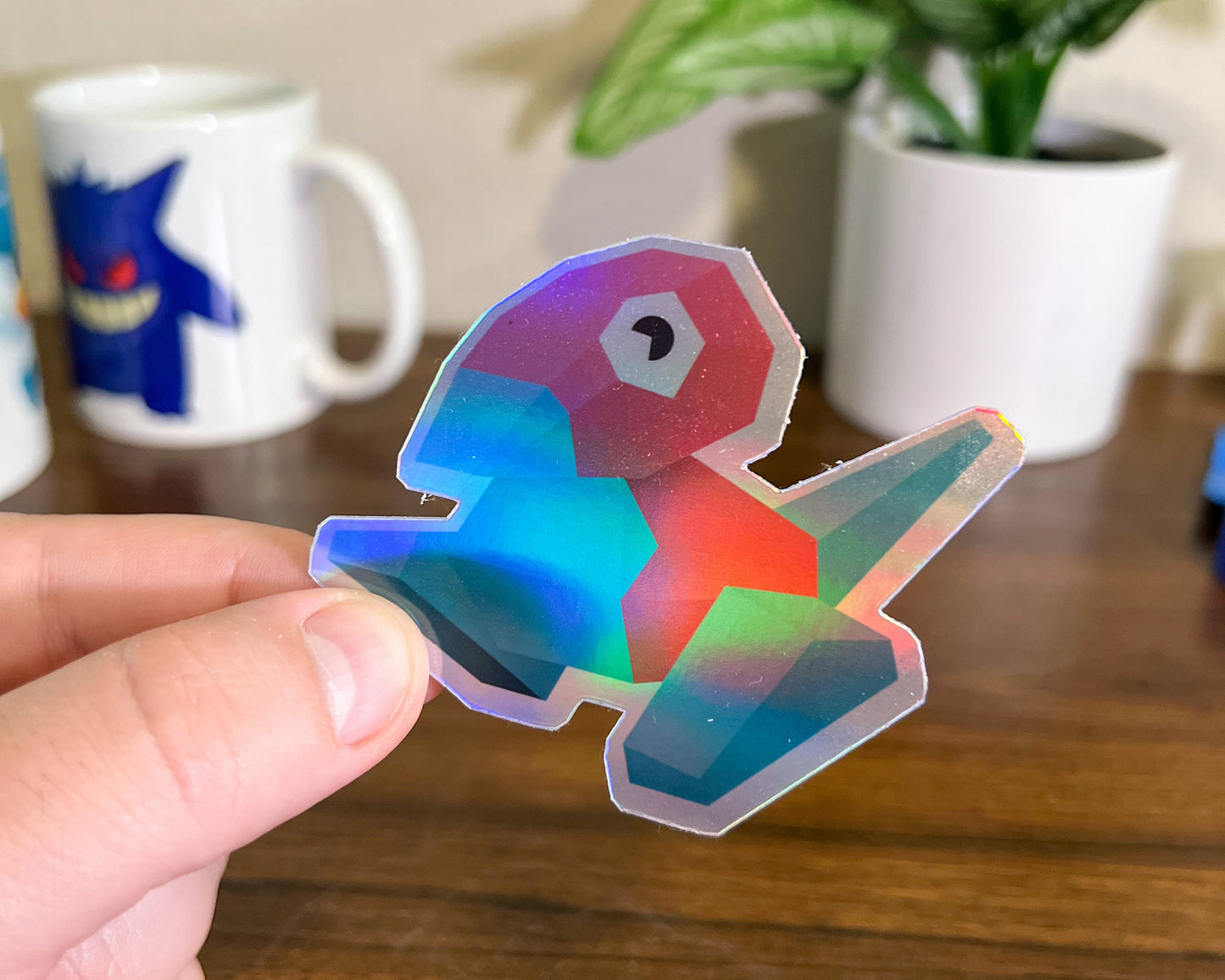 Porygon Holographic Vinyl Sticker