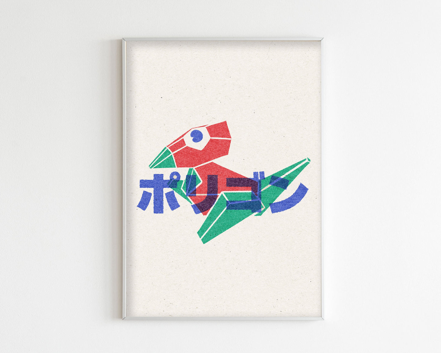 Porygon Japanese Art Print