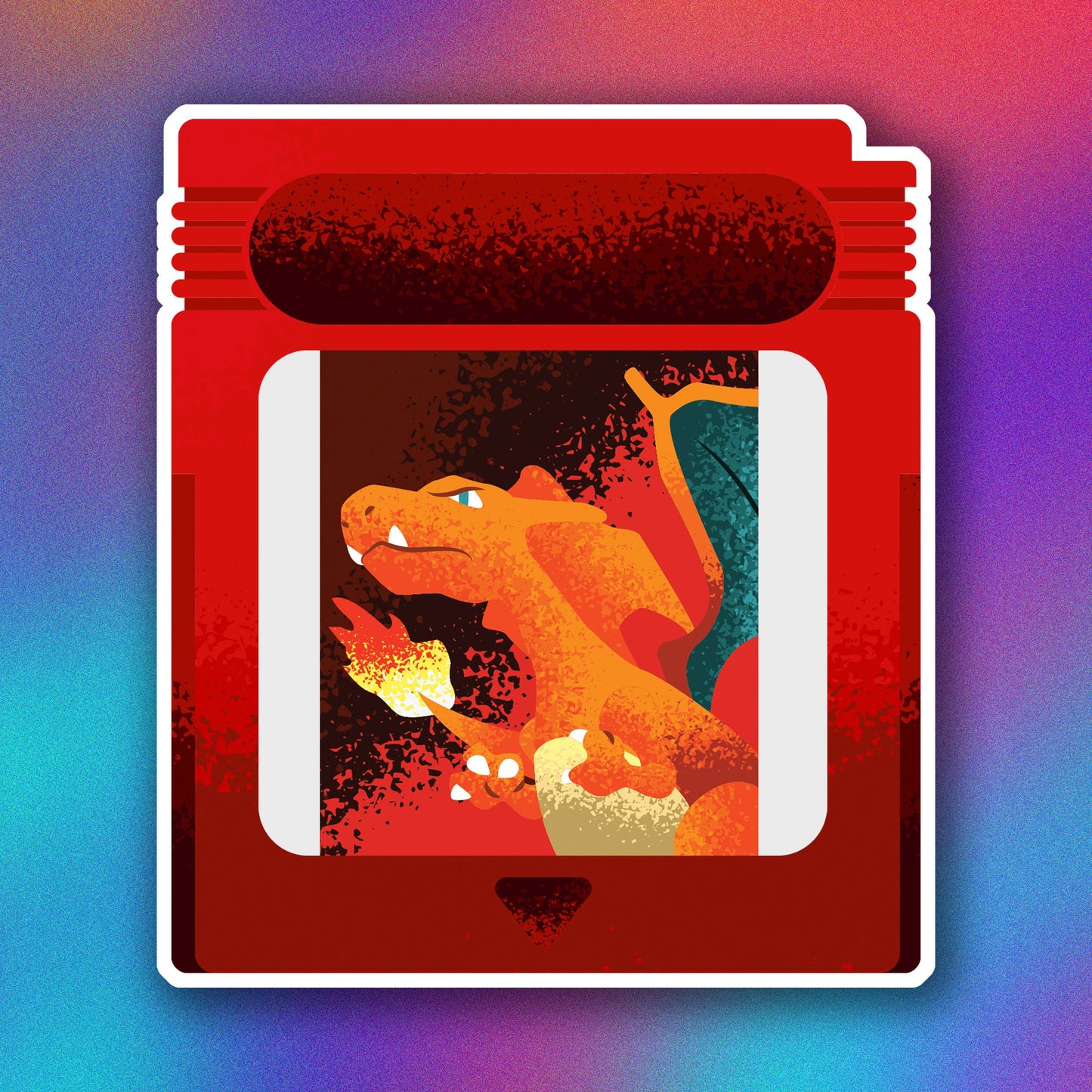 Red Version Cartridge Vinyl Sticker