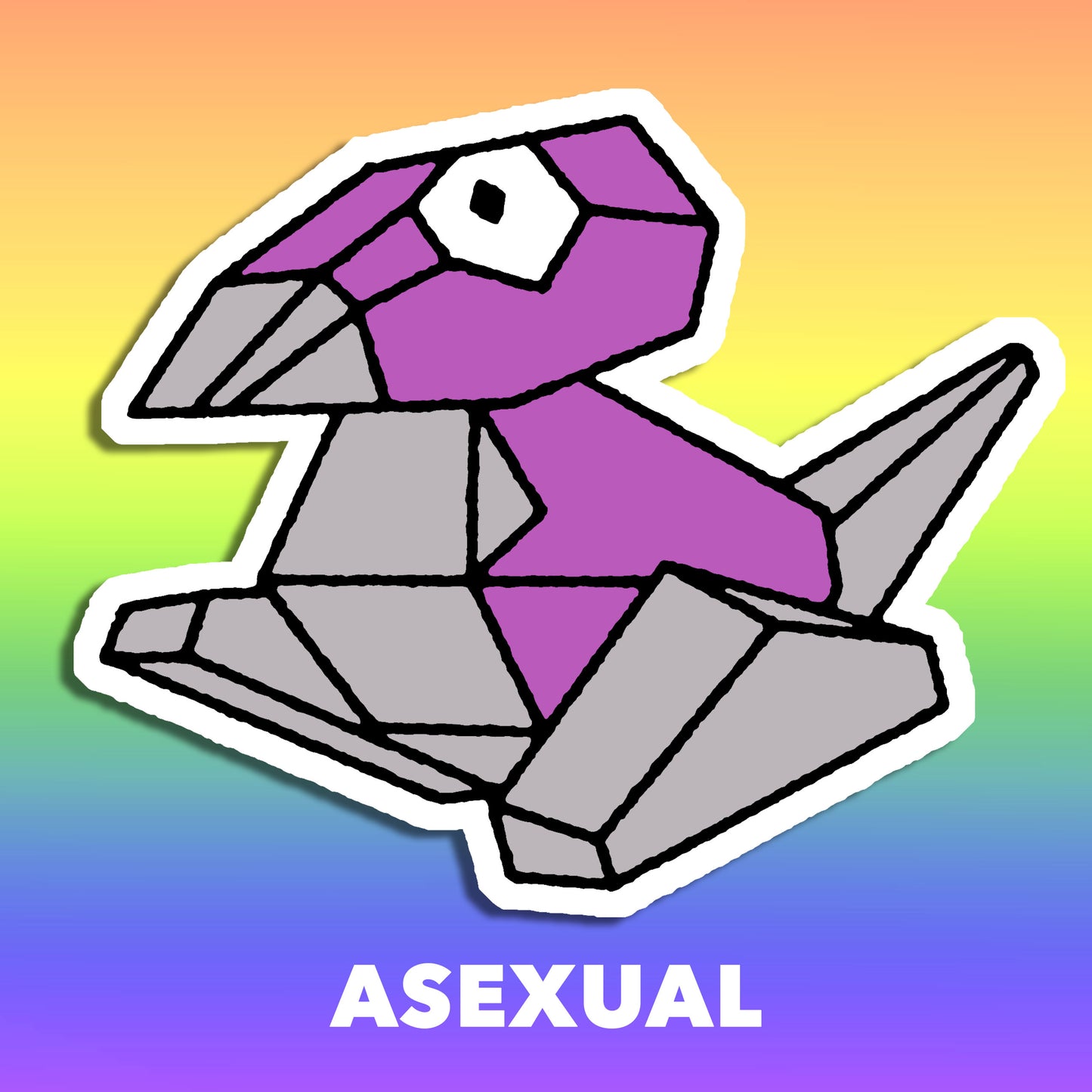 Porygon Pride Vinyl Sticker