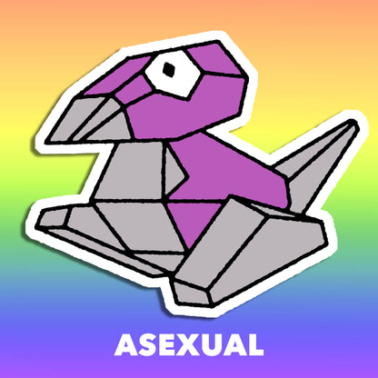 Porygon Pride Vinyl Sticker