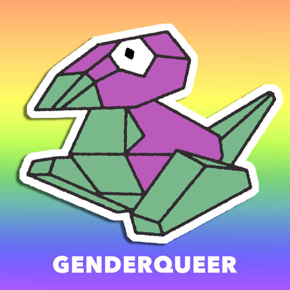 Porygon Pride Vinyl Sticker