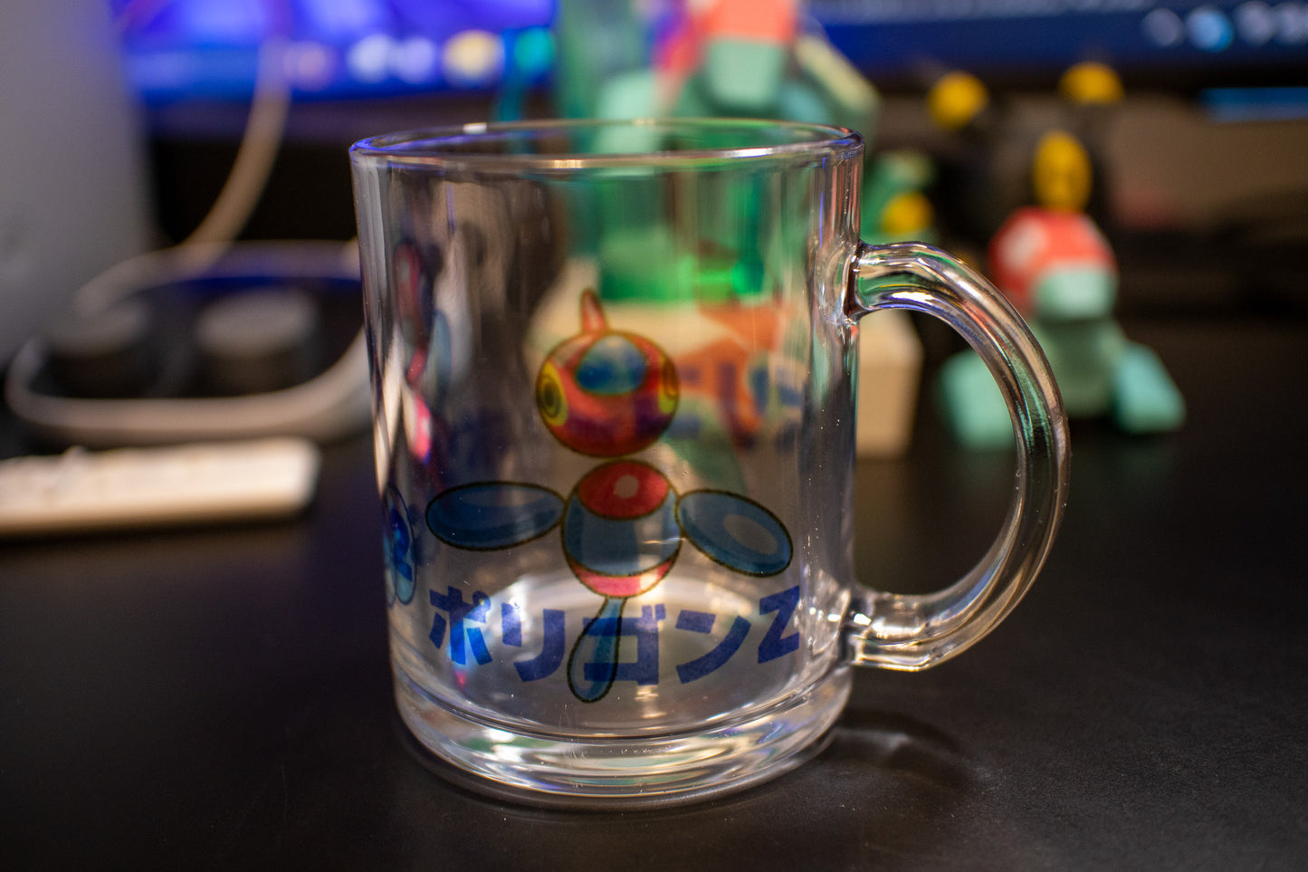 Porygon Porygon2 Porygon-z Clear Glass Mug 11oz