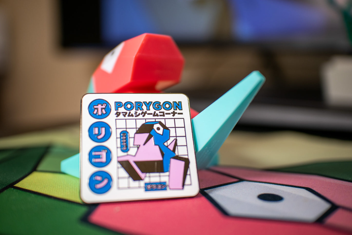 Shiny Porygon Japanese Advertisement Hard Enamel Pin