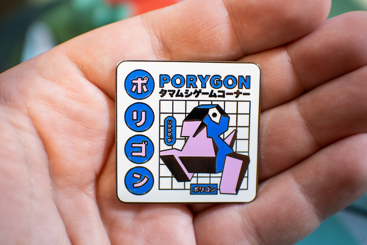 Shiny Porygon Japanese Advertisement Hard Enamel Pin