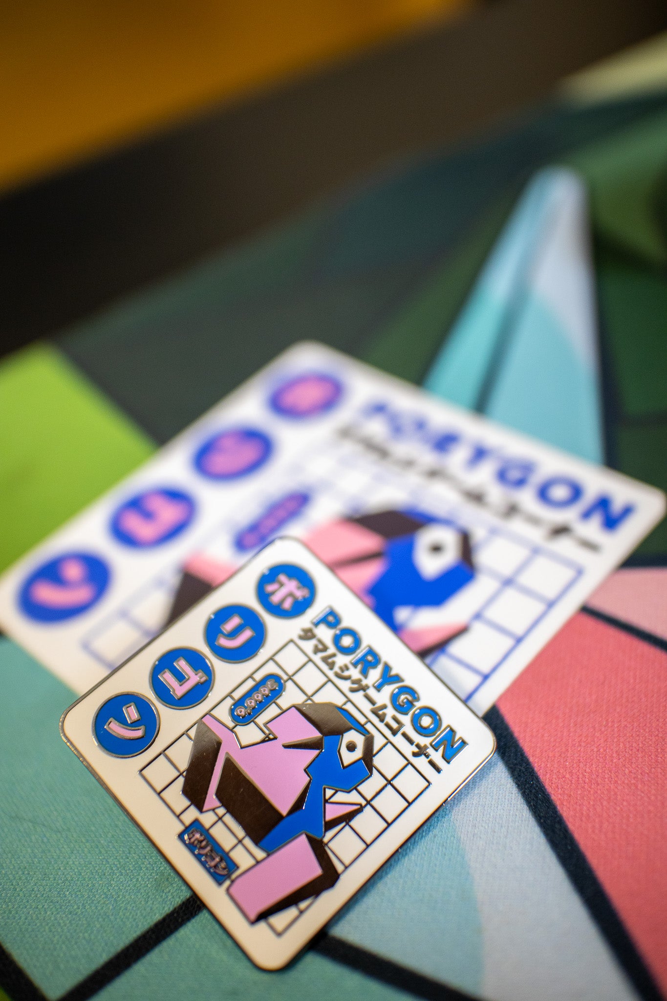 Shiny Porygon Japanese Advertisement Hard Enamel Pin