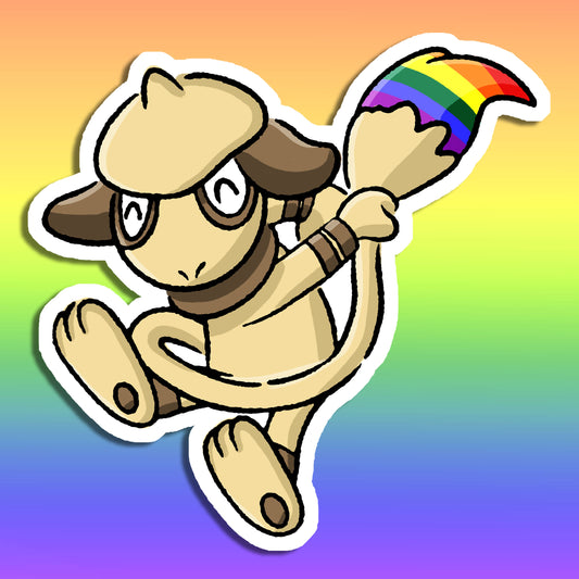 Smeargle Pride Vinyl Sticker