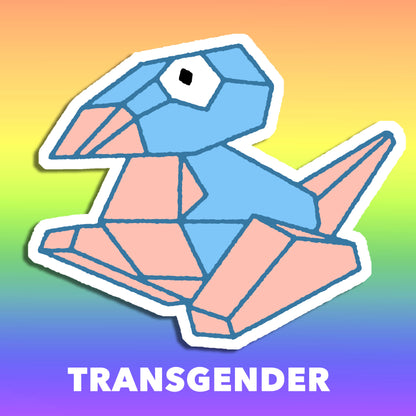 Porygon Pride Vinyl Sticker