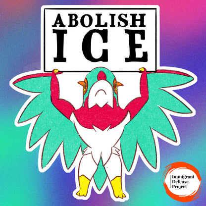 F ICE Hawlucha Vinyl Sticker