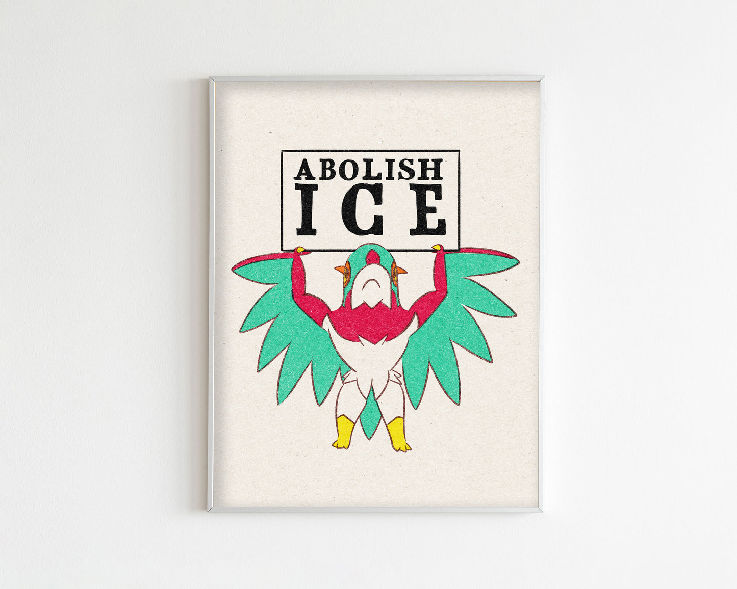 F ICE Mega Hawlucha Art Print