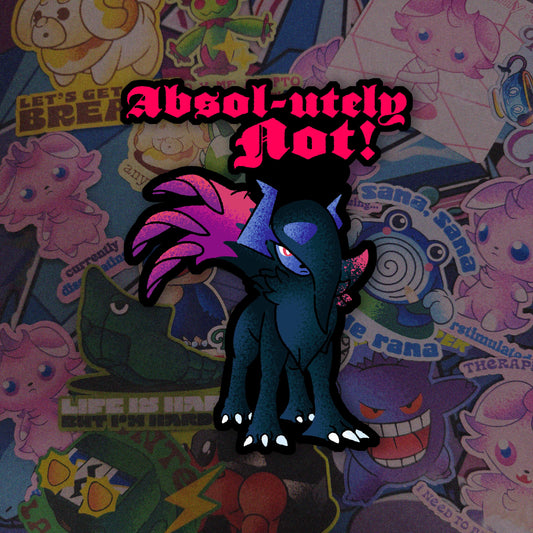 Absol-utely Not Vinyl Sticker