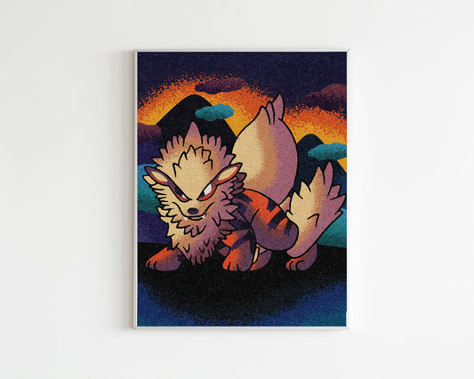 Arcanine Art Print