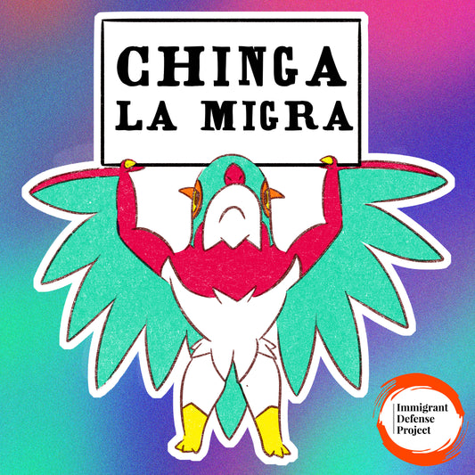 F ICE Hawlucha Vinyl Sticker