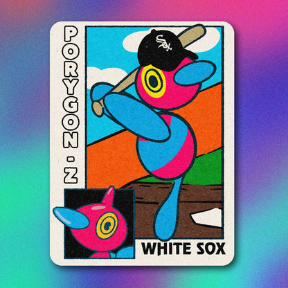 Porygon-z MLB Baseball Card Vinyl Sticker