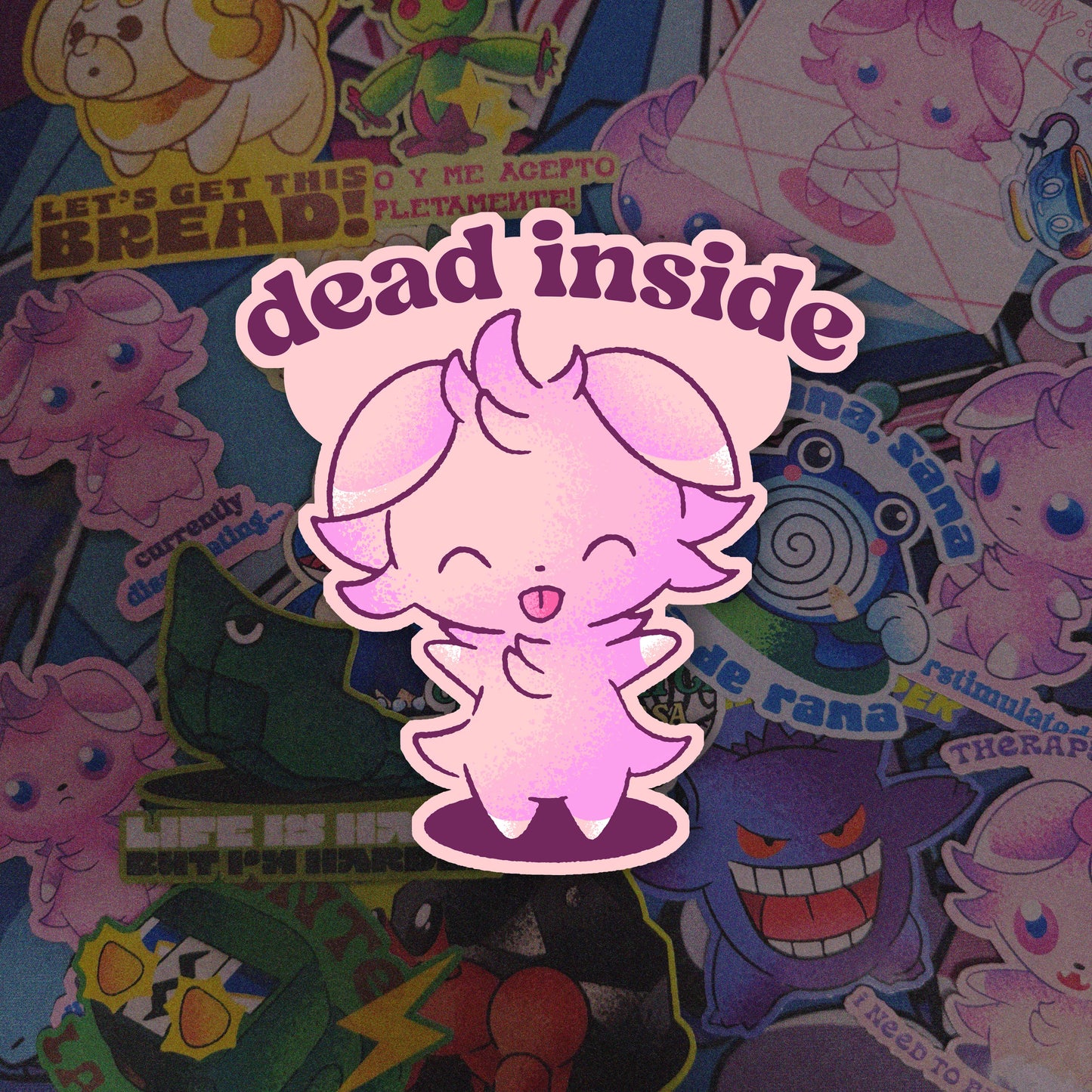 Espurr Dead Inside Vinyl Sticker