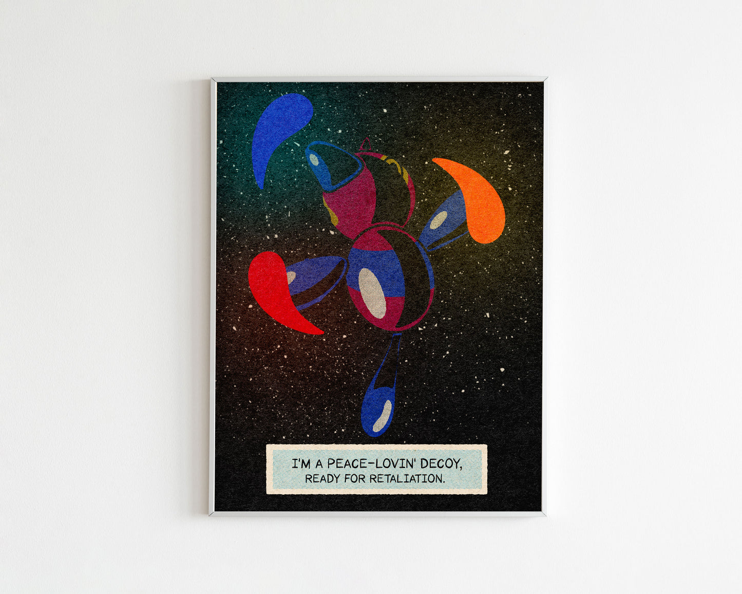 Porygon-z Dirty Harry Art Print