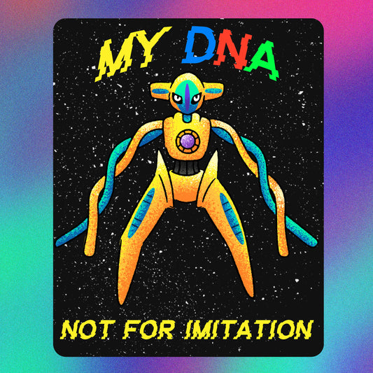 Shiny Deoxys DNA Vinyl Sticker