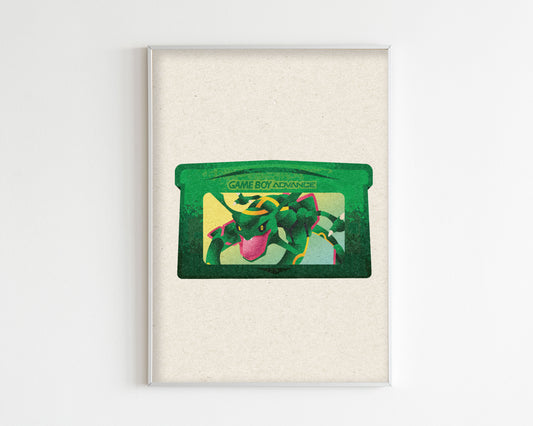 Emerald Version Cartridge Art Print