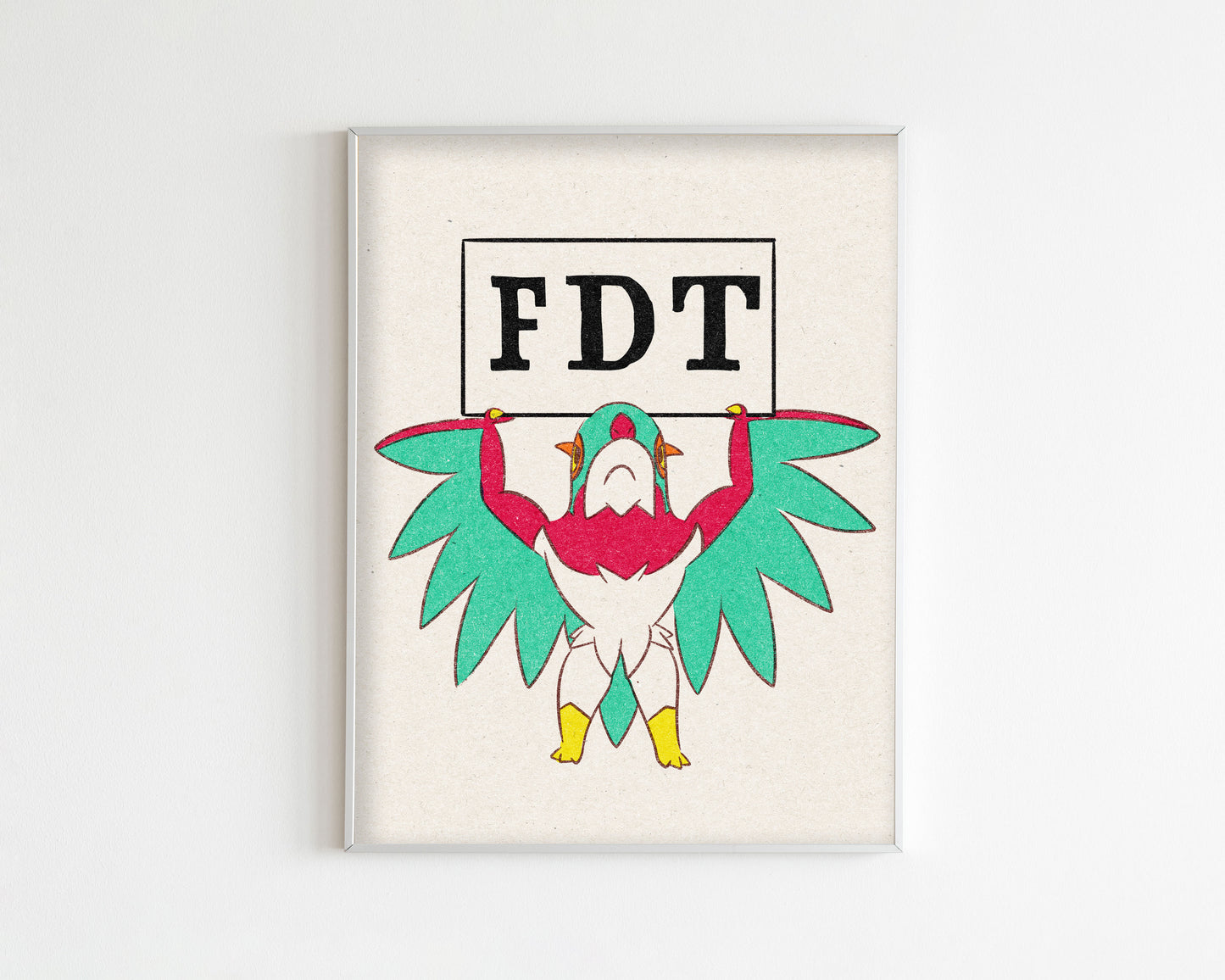 F ICE Mega Hawlucha Art Print